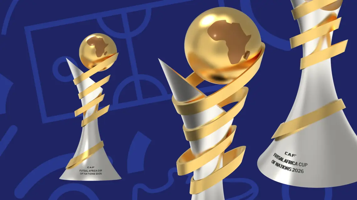 CAF Unveils New Futsal AFCON Trophy and Visual Identity Before Morocco 2026