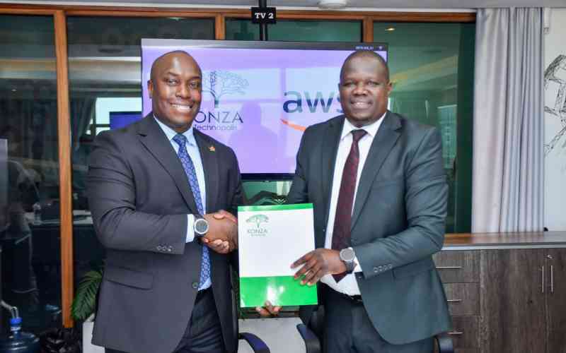 Konza, Amazon Partner to drive Kenya's digital transformation