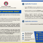 Partial Scholarships for the MA in Human Rights Programme 2026/2027 at Addis Ababa University (AAU): Apply to Advance Justice and Equality