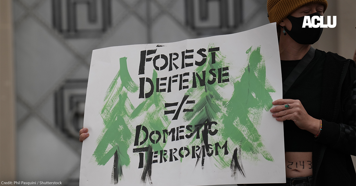  RICO and Domestic Terrorism Charges Against Cop City Activists Send a Chilling Message