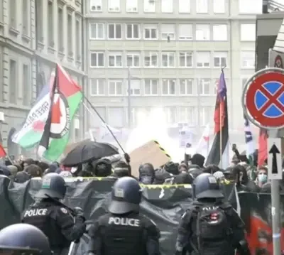 Swiss pro-Palestinian protest organizers demand probe into police violence