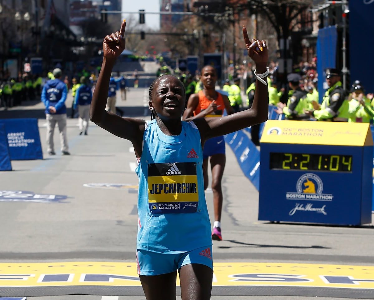 2022 Boston Marathon women’s champion Peres Jepchirchir suspended