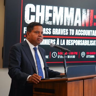 Chemmani demands international attention, justice and accountability