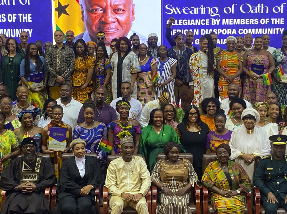 Ghana grants citizenship to 150 members of the African diaspora