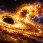 Scientists find evidence of a solar storm near a supermassive black hole